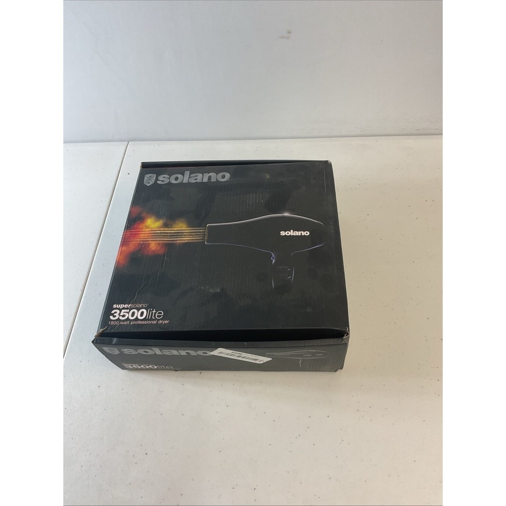 Super Solano 3500 Lite Professional Hair Blow Dryer 1800w Ceramic Ion Tourmaline